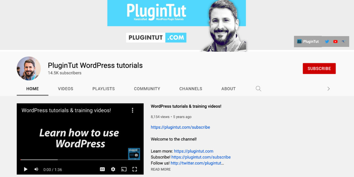 15 Best YouTube Channels For WordPress Training