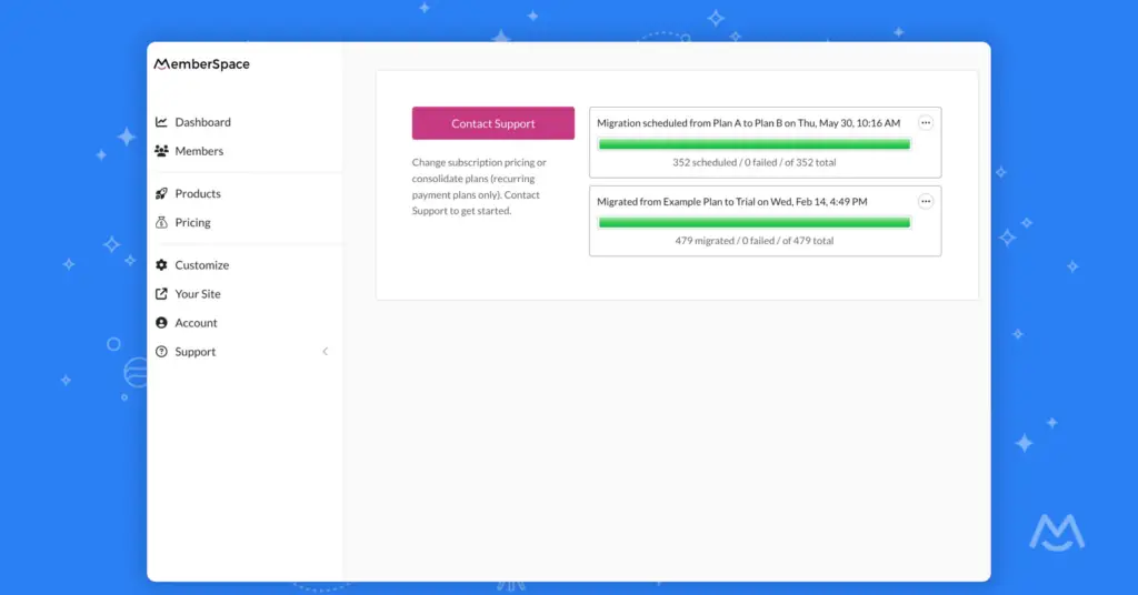 Pricing migration improvements