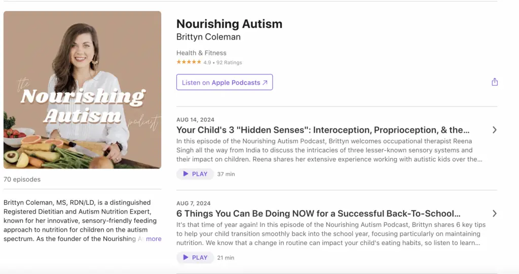 Nourishing Autism Podcast