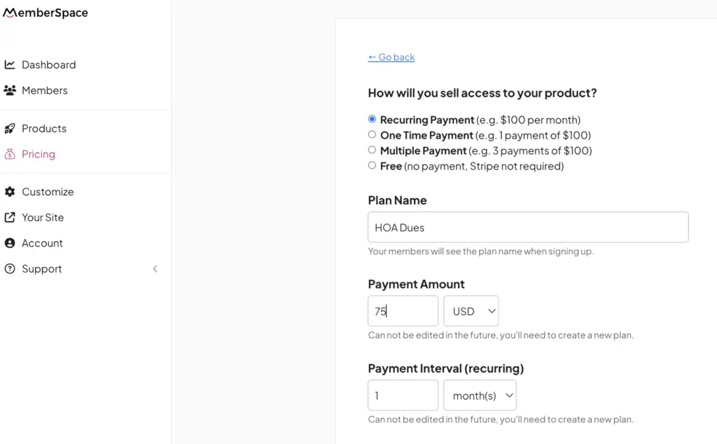 HOA website software dues payment