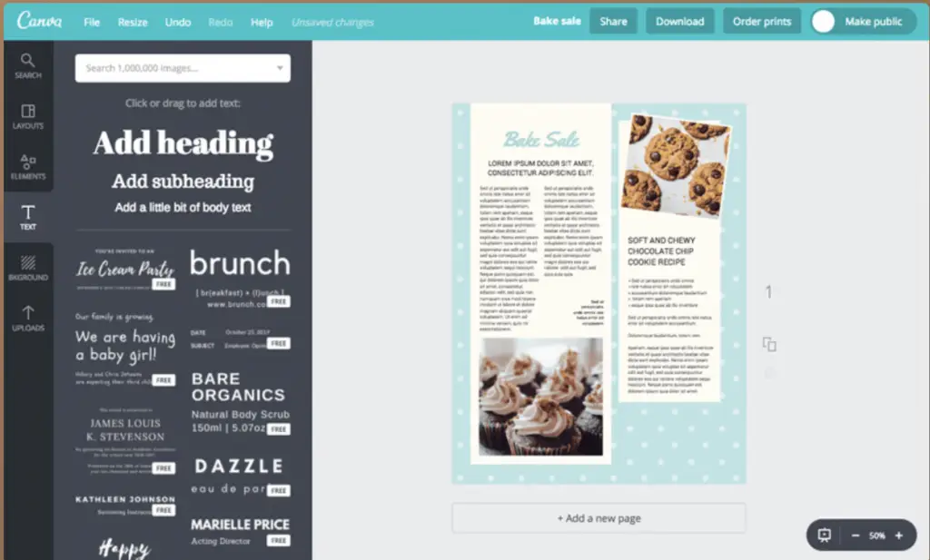 Canva digital magazine template