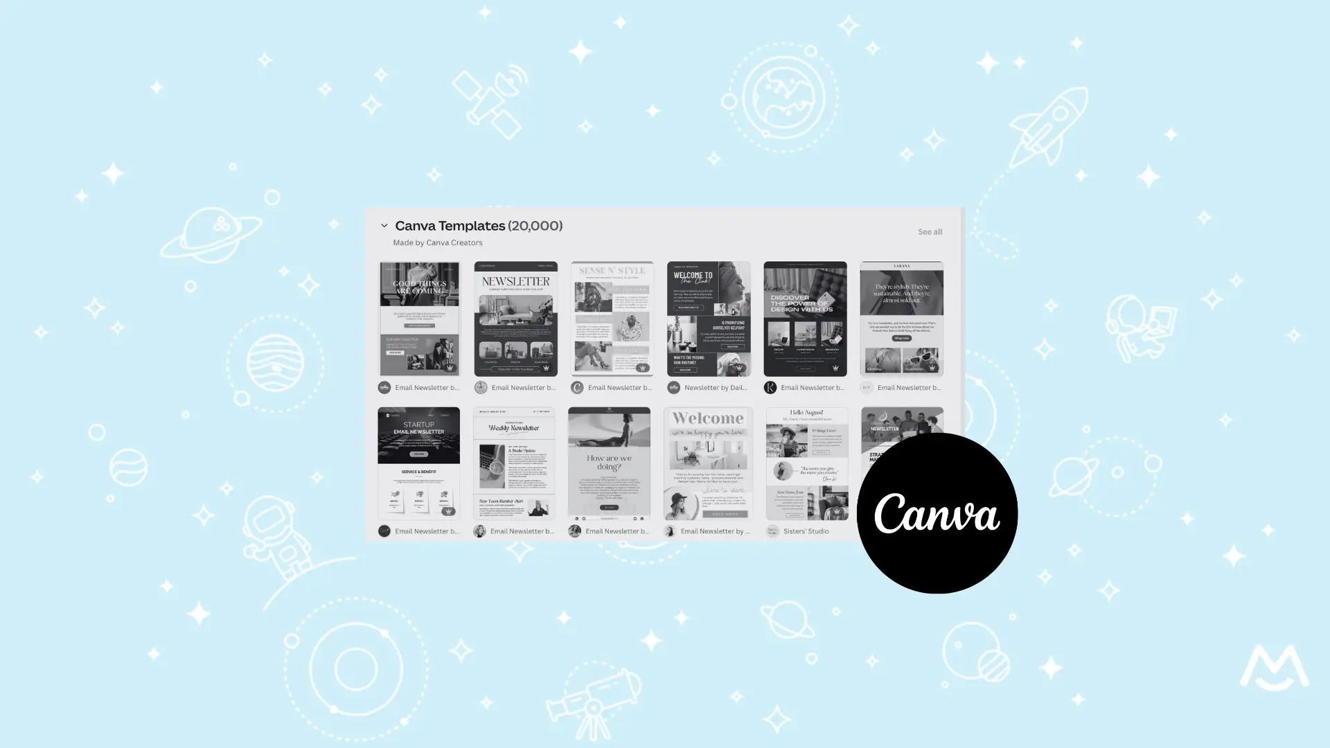 Canva newsletters